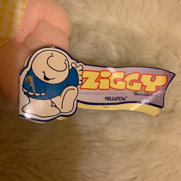 Vintage 90s Ziggy IMAGINE doll stuffed pillow bean bag toy tags on - Picture 6 of 14